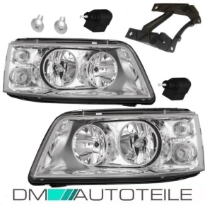 Set VW T5 clear glass right & left 03-09 H7/H1 +...