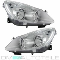 Set Opel (Vauxhall) Corsa D clear glass  gallery