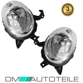 Set Nissan Micra K12 Front left & right headlights...