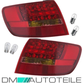 Set Audi A6 4F LED Avant Rear Lights outer Side Red /...