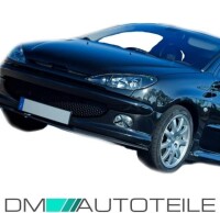 Set Peugeot 206 Scheinwerfer Klarglas Schwarz Bj 98-07 H7/H7