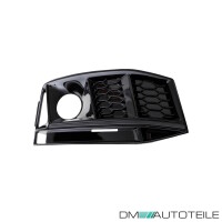 Gitter Blende Rechts schwarz glanz für NSW Audi A4 B9 a