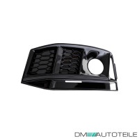 Gitter Blende Links schwarz glanz für NSW Audi A4 B9 ab