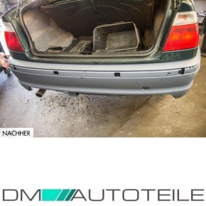Heck Stoßstange PDC +Halter passt für BMW E46 Limousine M-Technik II+*ABE 01-05