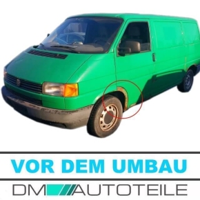 für VW T4 1990-2003 passend 2x Reparaturblech Schweller Kotflügel vorne Radlauf 