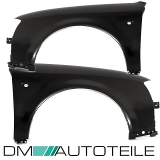 Set Audi A6 4F Kotflügel Set Aluminium 04-08 Rechts & Links + Blinkerloch PREMIUM