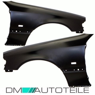 Set Mercedes C-Class W202 S202 Front left & right wing panel 93-00 + indicator holes + assembly kit