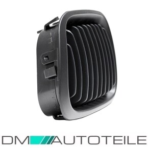 Kühlergrill für BMW E46 Limousine Touring in Schwarz Matt