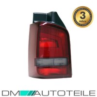 VW T5 GP Facelift Rear Light Left Clear Glas Red Smoke OEM Y