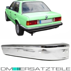 BMW 3er E30 Rear Bumper Corner Left + Chrome 82-87