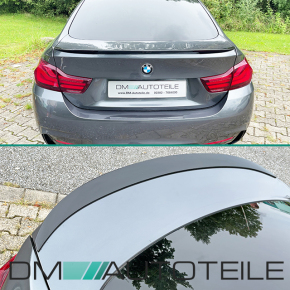 Sport-Performance Heckspoiler / Hecklippe für BMW 4er F36 Gran Coupe in Schwarz Glanz mit ABE