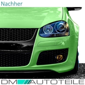 Nebelscheinwerfer SET für Golf V 5 nicht für GTI in Klarglas Gelb US-Look