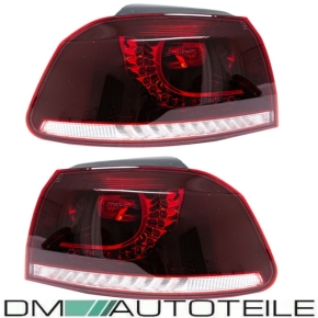 Set Rear Lights Tail dynamic Indicator Red fits on VW...