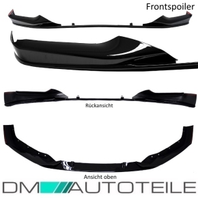 Sport- Performance Kit Gloss Black Spoiler + Diffusor + Side Blades  fits on BMW 5-Series G30 G31 M-Sport