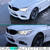 Kidney Front Grille Black Gloss Dual Slat fits on BMW 3-Seri