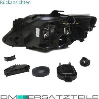 Set Seat Ibiza 6J Headlight Left + Right Chrome Black 12-15 