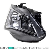 Set Seat Ibiza 6J Headlight Right Chrome Black 12-15 H7/H7 +