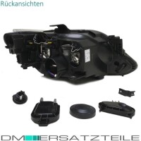 Set Seat Ibiza 6J Headlight Right Chrome Black 12-15 H7/H7 +