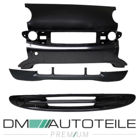 SET Smart Fortwo Cabrio Coupe 450 Mittelstück vorne+...