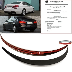 PERFORMANCE Roof Rear Lip Spoiler Boot BLACK GLOSS Trunk...