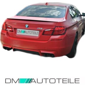 PERFORMANCE Roof Rear Lip Spoiler Boot BLACK GLOSS Trunk fits on BMW F10 Sedan 