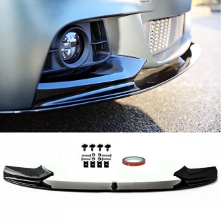 Black Gloss PERFORMANCE Front Spoiler Splitter Lip fits on BMW F10 F11 M-Sport