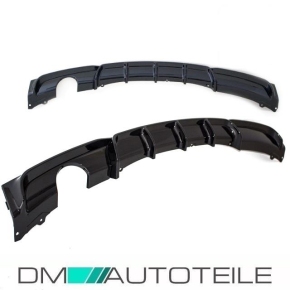 BLACK GLOSS Sport-Performance Rear Diffusor fits on BMW F30 F31 M-SPORT 316-320