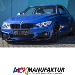 LACKIERT Schwarz glanz Front Spoiler Lippe Sport-PERFORMANCE für BMW F32 F33 F36 mit M-Paket