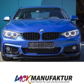 LACKIERT Schwarz glanz Front Spoiler Lippe Sport-PERFORMANCE für BMW F32 F33 F36 mit M-Paket