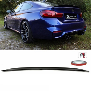 Sport-Performance Heckspoiler / Hecklippe für BMW 4er F32 Coupe in Schwarz Glanz mit ABE