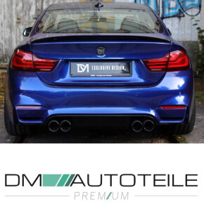 Sport-Performance Rear Trunk Lip Roof Spoiler Black Gloss+ 3M fits on BMW 4-Series F32 M