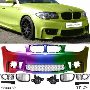 Set PAINTED BMW E88 E87 E82 E81 Front Bumper 1-series +...