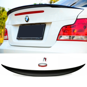 BLACK GLOSS PERFORMANCE Roof Rear Lip Rear Spoiler fits on BMW E82 Coupe PAINTED