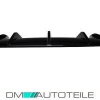 PAINTED Diffusor rear Bumper gloss painted black for Mercede