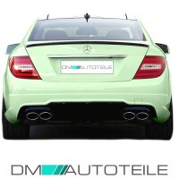 PAINTED Diffusor rear Bumper gloss painted black for Mercede