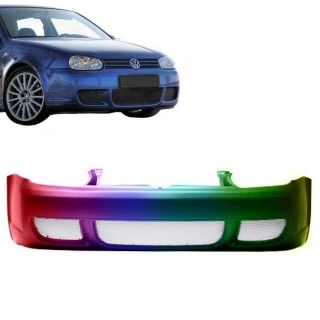 Set Painted VW Golf 4 Bumper R32 Look ABS polymer mit technical component report