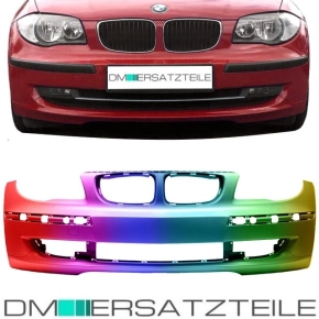 Set BMW E81 E87 E82 E88 1-Series Front Bumper w/o PDC/SRA...