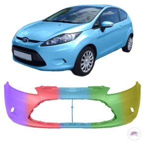 Ford Fiesta JA8 Front Bumper without fog lights 08-12...