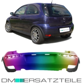 Set PAINTED Opel (Vauxhall) Corsa C rear Bumper 03-06...