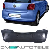 VW Polo 6R Rear Bumper Year 09-14 for PDC PAINTED WISH COLOU