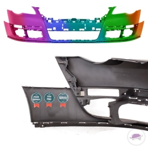 Set Painted VW Passat 3C Front Bumper 05-10 without Park Assist/ Headlamp washer system Primed Limo/Variant