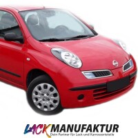 Set Painted Nissan Micra K12 Front Bumper 05-10 for fog ligh
