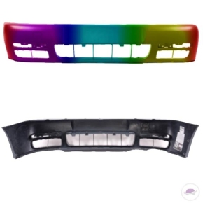 Set PAINTED VW Polo 6N1 Front Bumper primed Limited Edition + Trim right+left