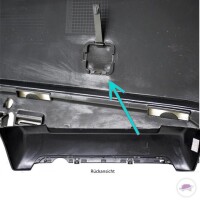 Citroen C2 rear Bumper 03-10 not for model VTR-VTS PAINTED 2