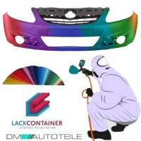 Set painted Opel (Vauxhall) Corsa D Front Bumper 06-11 prime