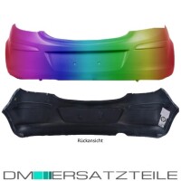 Set PAINTED Opel (Vauxhall) Corsa D Rear Bumper 06-14 primed