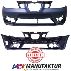 Set PAINTED Seat Ibiza 6L2 Front Bumper 06-09 primed for...