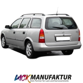 Set Painted Opel (Vauxhall) Astra G Estate rear Bummper 98-09 without Park Assit Caravan only