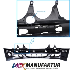 Set PAINTED Mercedes E-class W210 S210 Front Bumper for SRA Facelift 99-02