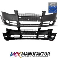 Set PAINTED Audi A4 8E B7 Front Bumper 04-08 primed without 